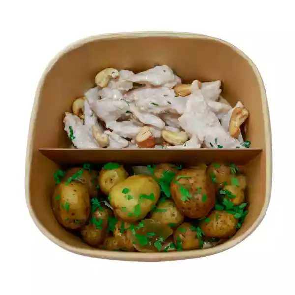 chicken cashew with baby potato
